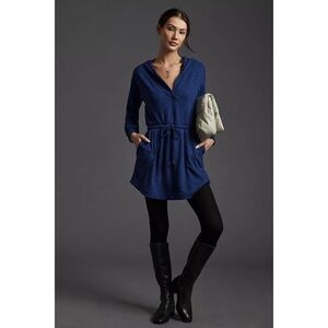 Anthropologie Daily Practice Afterglow Hooded Mini Dress (XS) NWT